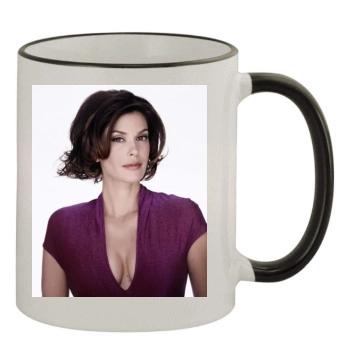 Teri Hatcher 11oz Colored Rim & Handle Mug