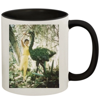 Teri Hatcher 11oz Colored Inner & Handle Mug