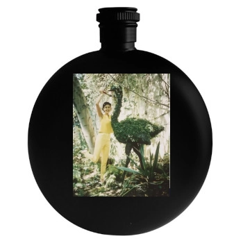 Teri Hatcher Round Flask