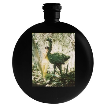 Teri Hatcher Round Flask