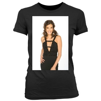 Teri Hatcher Women's Junior Cut Crewneck T-Shirt