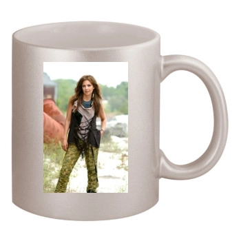 Thalia 11oz Metallic Silver Mug