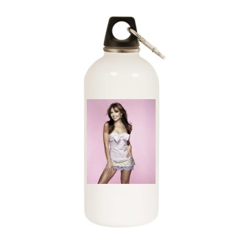 Thalia White Water Bottle With Carabiner