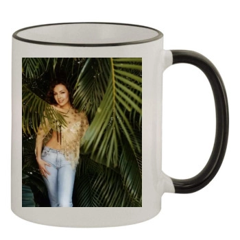 Thalia 11oz Colored Rim & Handle Mug