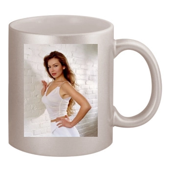 Thalia 11oz Metallic Silver Mug