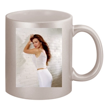 Thalia 11oz Metallic Silver Mug