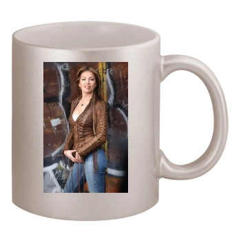 Thalia 11oz Metallic Silver Mug