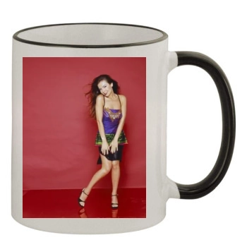 Thalia 11oz Colored Rim & Handle Mug