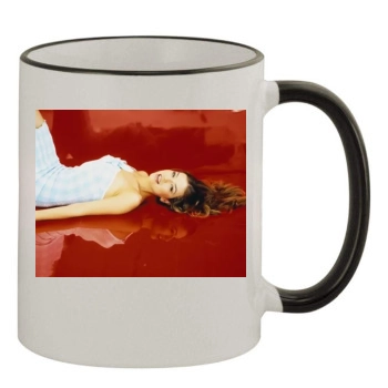 Thalia 11oz Colored Rim & Handle Mug