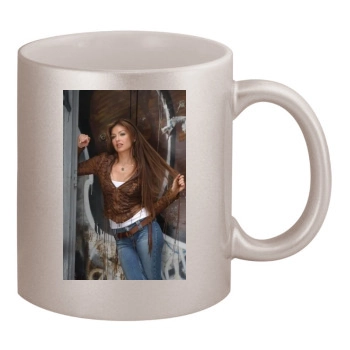 Thalia 11oz Metallic Silver Mug