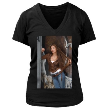 Thalia Women's Deep V-Neck TShirt