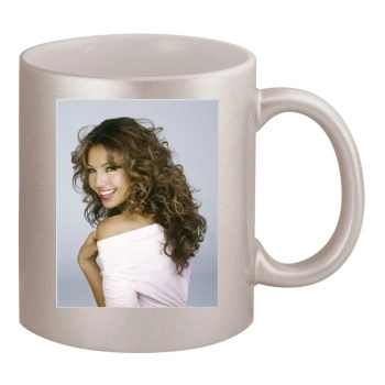 Thalia 11oz Metallic Silver Mug