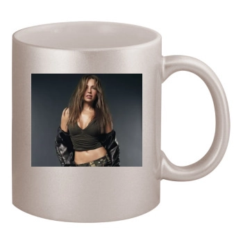 Thalia 11oz Metallic Silver Mug