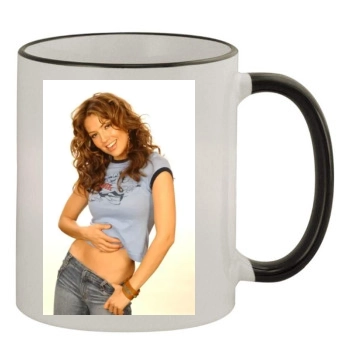 Thalia 11oz Colored Rim & Handle Mug