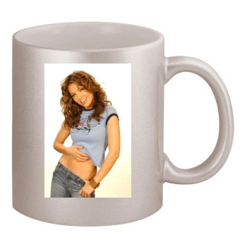 Thalia 11oz Metallic Silver Mug