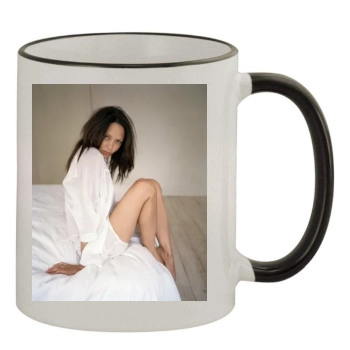 Thandie Newton 11oz Colored Rim & Handle Mug