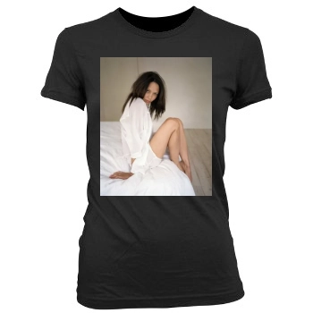 Thandie Newton Women's Junior Cut Crewneck T-Shirt