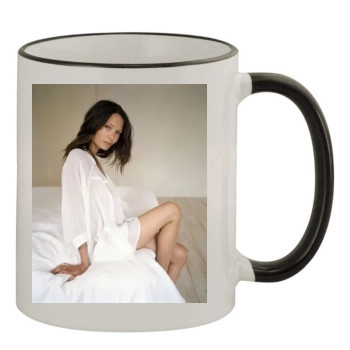 Thandie Newton 11oz Colored Rim & Handle Mug