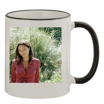 Thandie Newton 11oz Colored Rim & Handle Mug