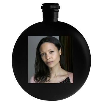 Thandie Newton Round Flask