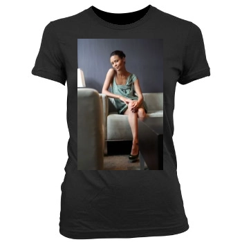 Thandie Newton Women's Junior Cut Crewneck T-Shirt