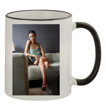 Thandie Newton 11oz Colored Rim & Handle Mug