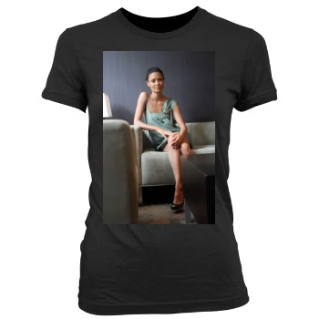 Thandie Newton Women's Junior Cut Crewneck T-Shirt