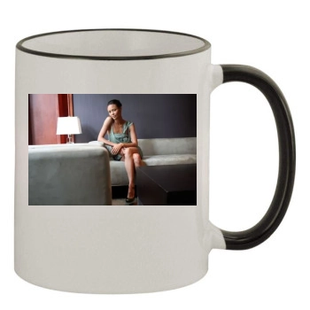 Thandie Newton 11oz Colored Rim & Handle Mug