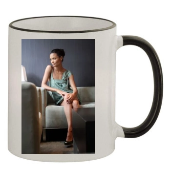 Thandie Newton 11oz Colored Rim & Handle Mug