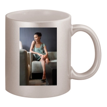 Thandie Newton 11oz Metallic Silver Mug