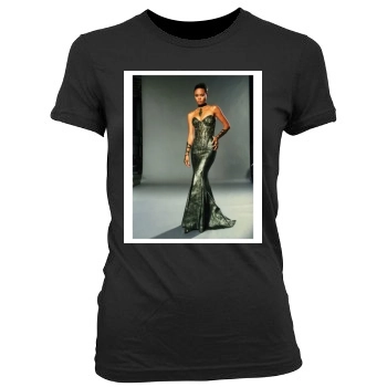 Thandie Newton Women's Junior Cut Crewneck T-Shirt