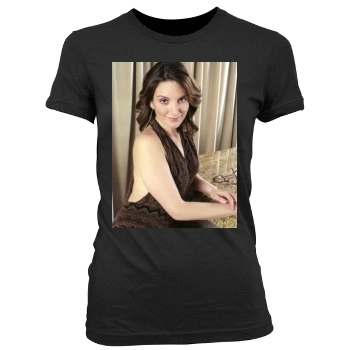 Tina Fey Women's Junior Cut Crewneck T-Shirt