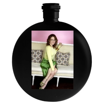 Tina Fey Round Flask