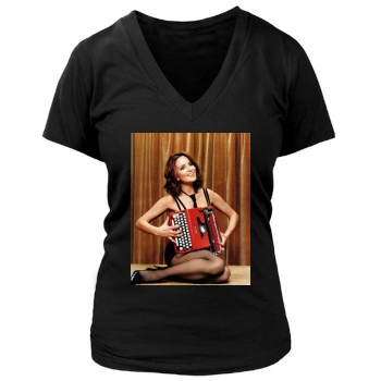 Tina Fey Women's Deep V-Neck TShirt