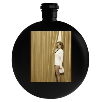 Tina Fey Round Flask