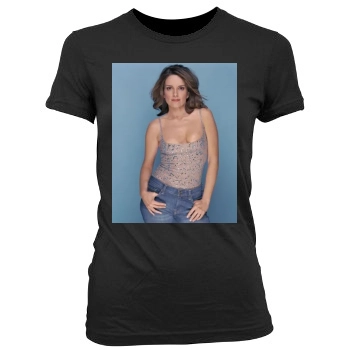 Tina Fey Women's Junior Cut Crewneck T-Shirt