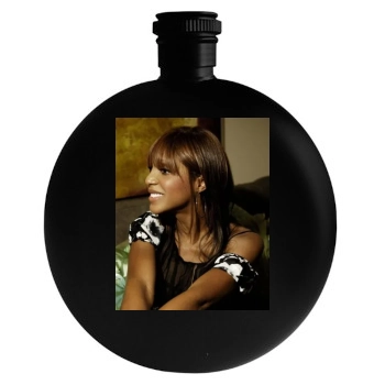 Toni Braxton Round Flask