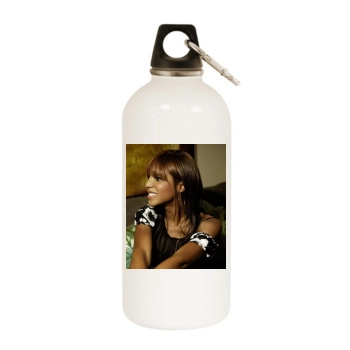 Toni Braxton White Water Bottle With Carabiner