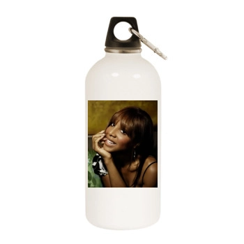 Toni Braxton White Water Bottle With Carabiner