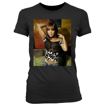 Toni Braxton Women's Junior Cut Crewneck T-Shirt