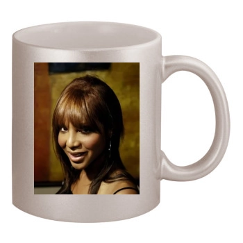 Toni Braxton 11oz Metallic Silver Mug