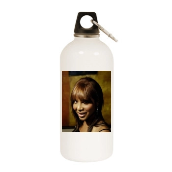 Toni Braxton White Water Bottle With Carabiner