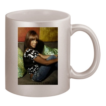 Toni Braxton 11oz Metallic Silver Mug