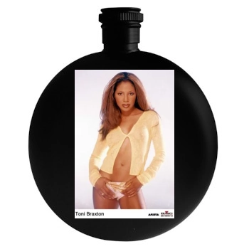 Toni Braxton Round Flask