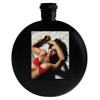 Toni Braxton Round Flask