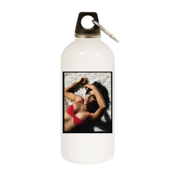 Toni Braxton White Water Bottle With Carabiner