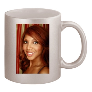 Toni Braxton 11oz Metallic Silver Mug