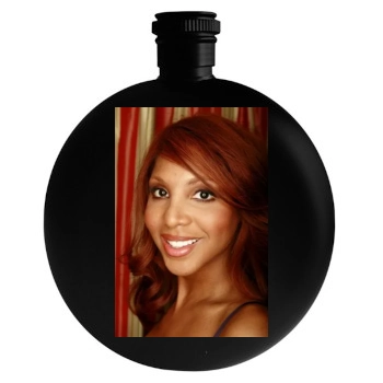 Toni Braxton Round Flask