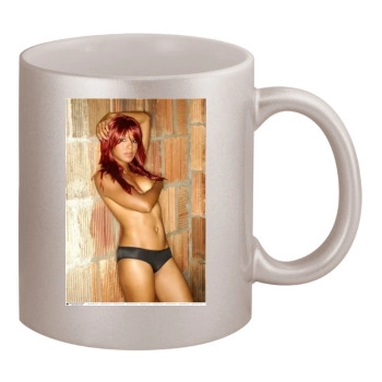 Toni Braxton 11oz Metallic Silver Mug