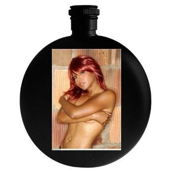 Toni Braxton Round Flask